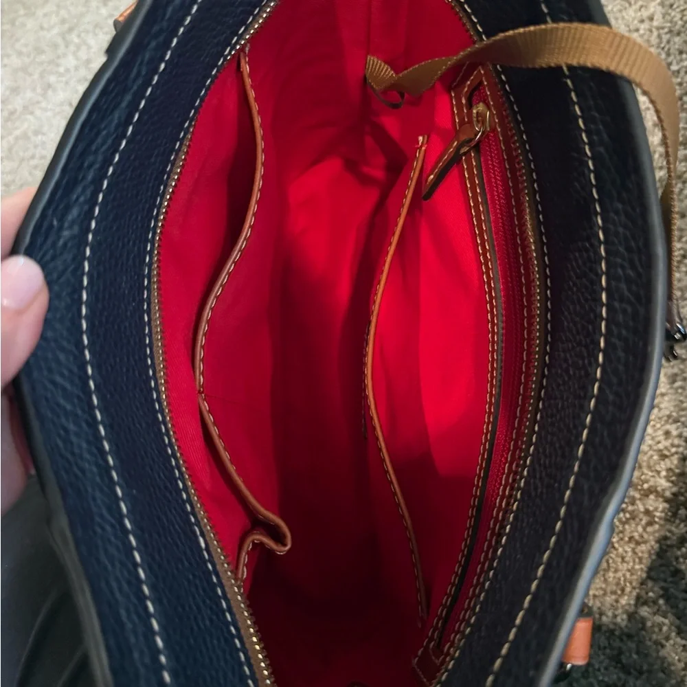 Dooney & Bourke Midnight Blue Small Lexington Tote - Picture 7 of 9